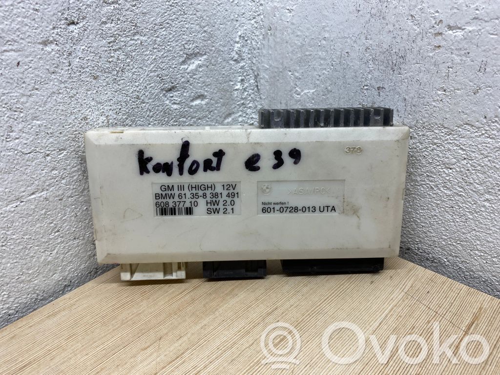 BMW 5 E39 Comfort/convenience module 