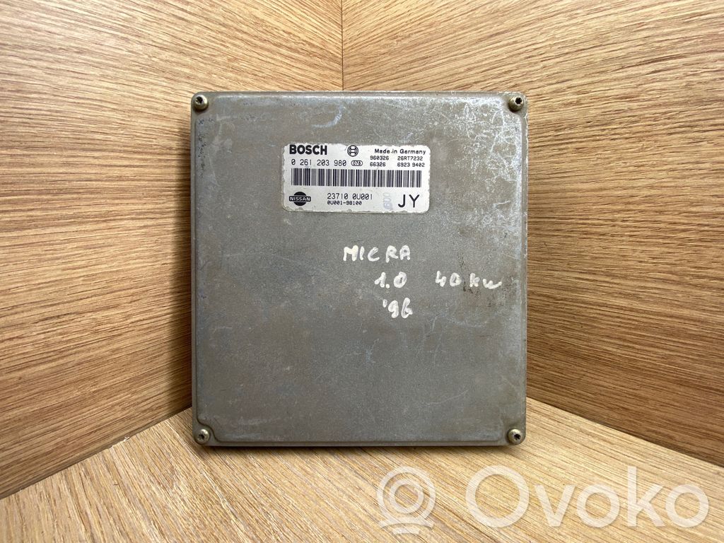 Nissan Micra Engine control unit/module 