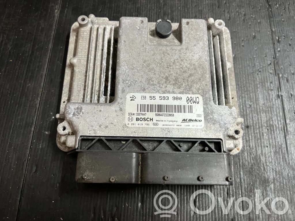 Engine control unit/module   55593980,55593980,0281019795