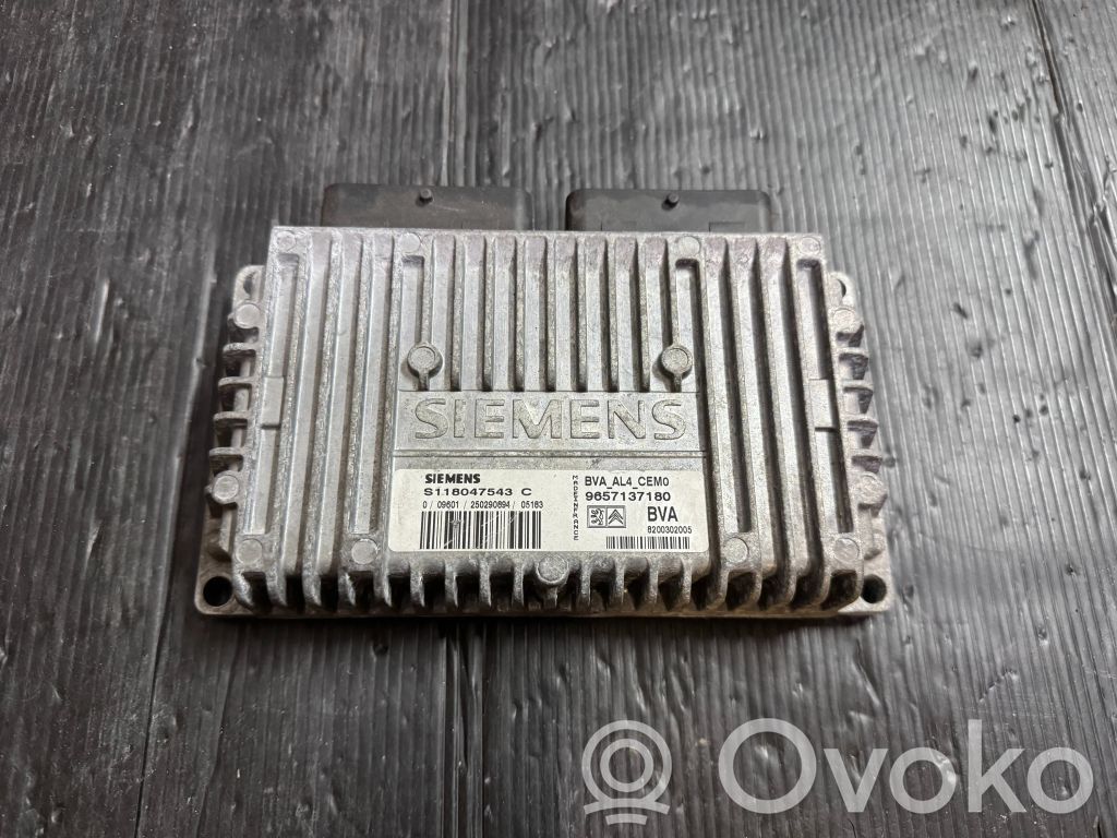 Gearbox control unit/module   9657137180,S118047543C,8200302005