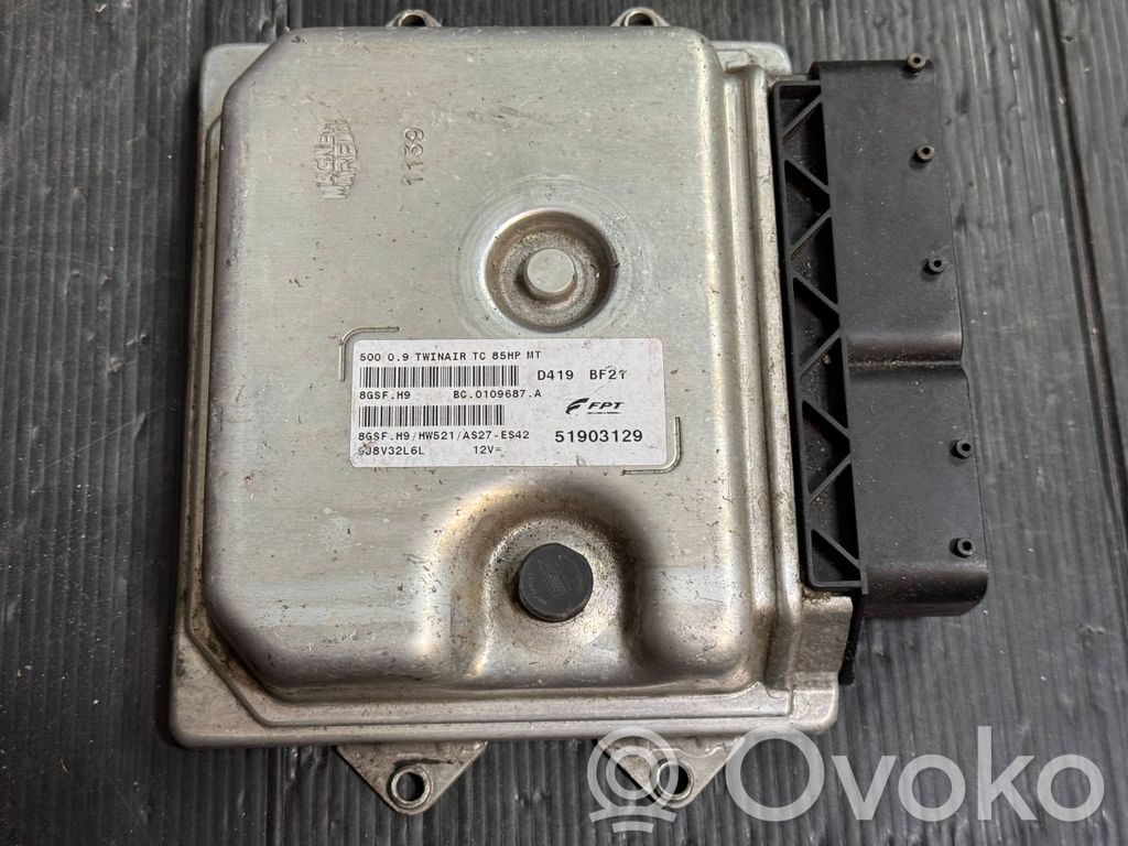 Fiat 500 Engine control unit/module 