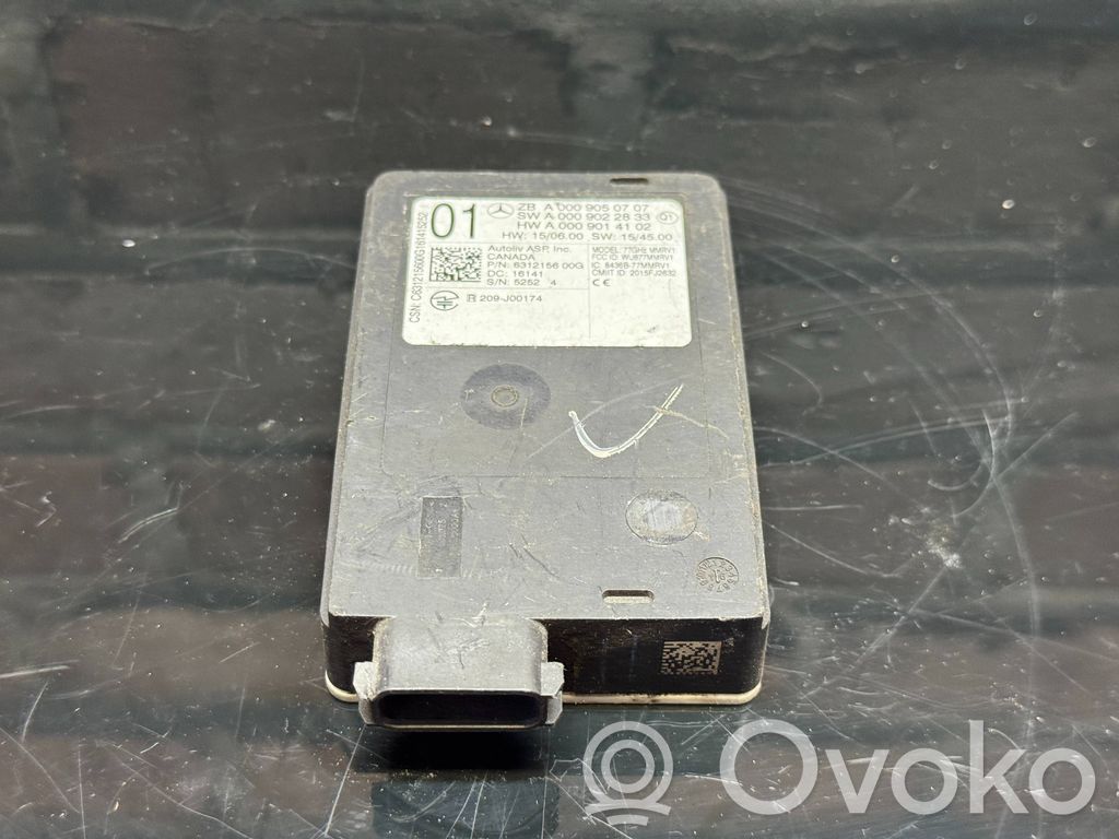 Sensor de radar Distronic   A0009050707,A0009014102,209J00174