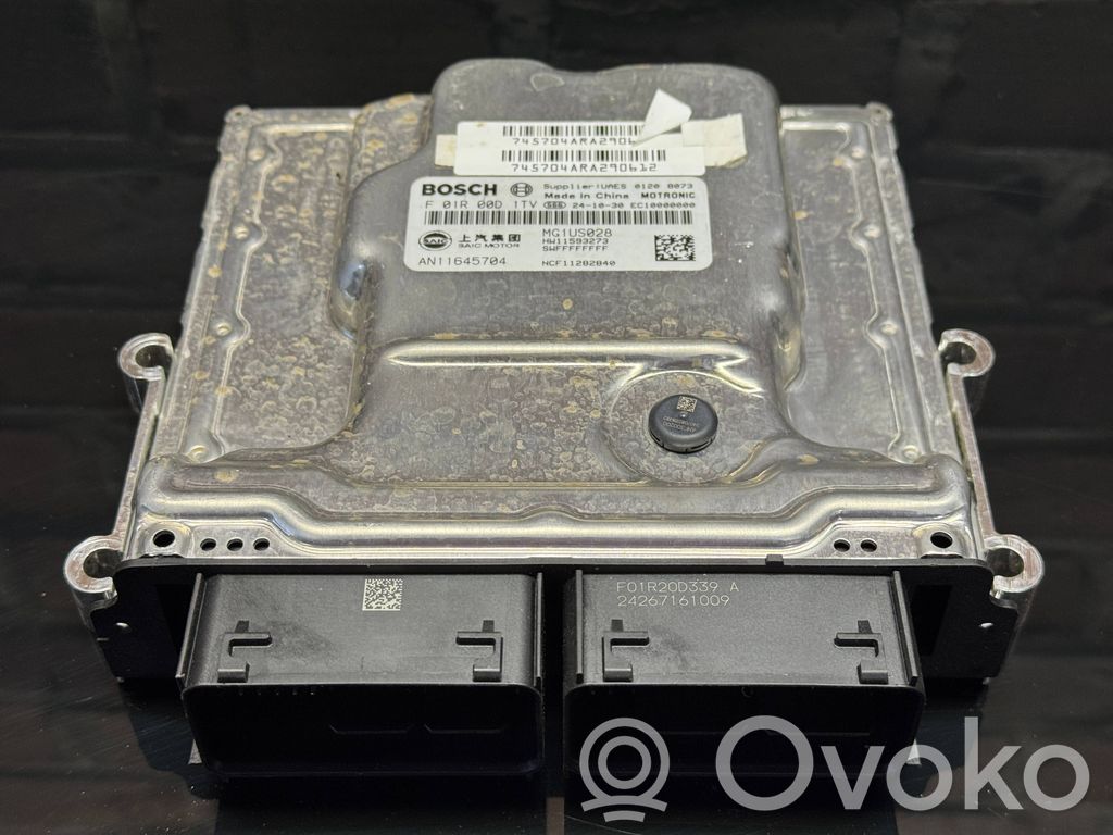 Engine control unit/module ECU   F01R00D1TV,AN11645704,MG1US028,F01R00D1T