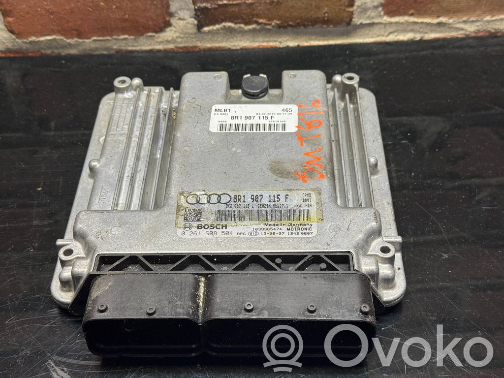 Engine control unit/module   8R1907115F,0261S08504,8K2907115L