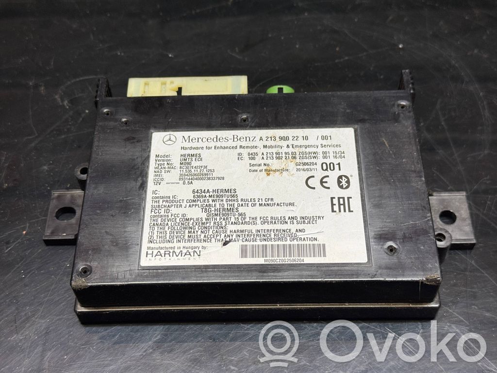 Bluetooth control unit module   A2139002210,A2139019503,A2139022106