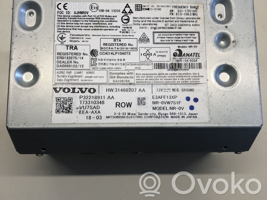 Volvo XC60 Panel / Radioodtwarzacz CD/DVD/GPS 