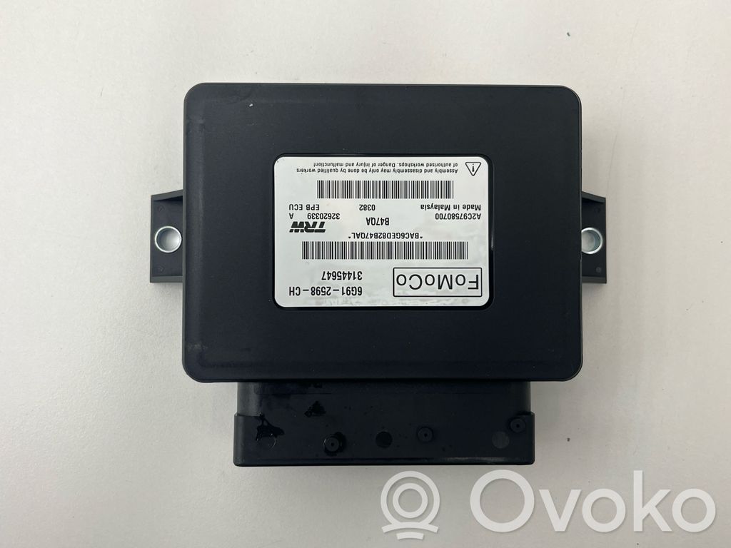 Volvo V60 Moduł / Sterownik hamulca ręcznego 