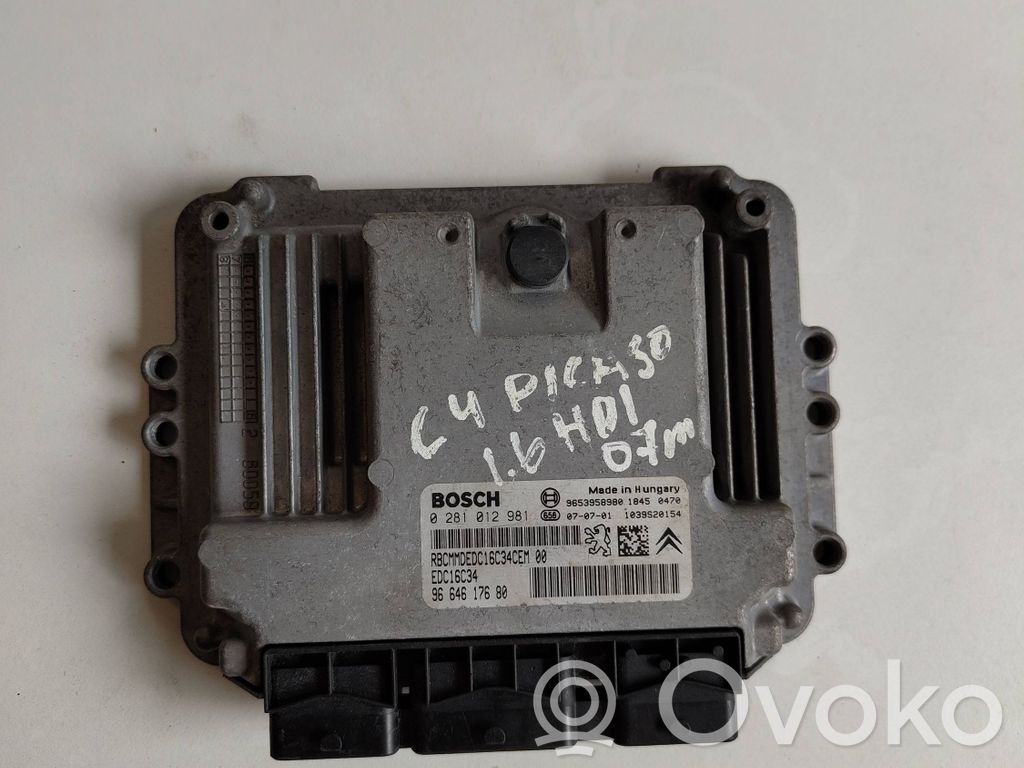 Citroen Berlingo Engine control unit/module 