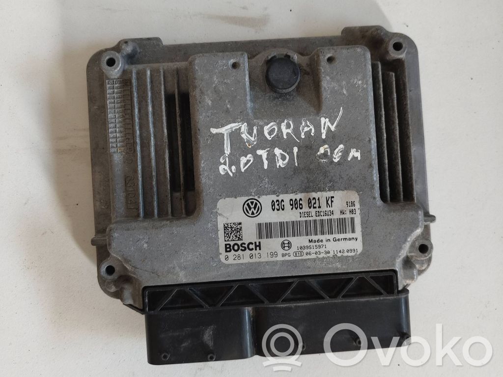 Volkswagen Touran I Engine control unit/module ECU 