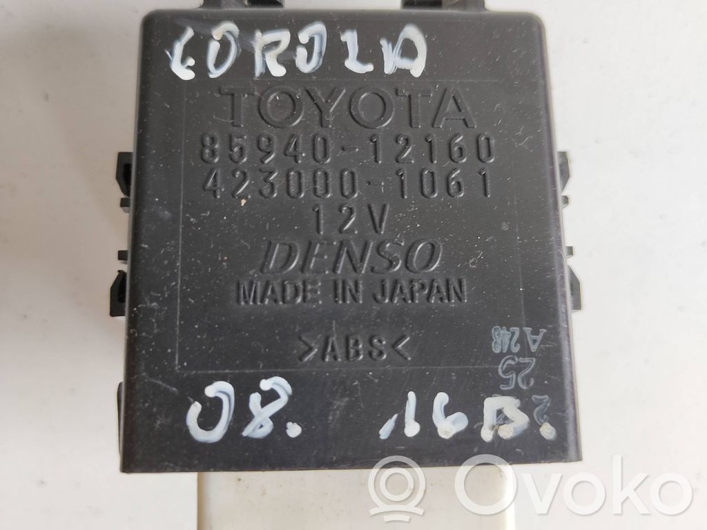 Toyota Corolla E140 E150 Other control units/modules 