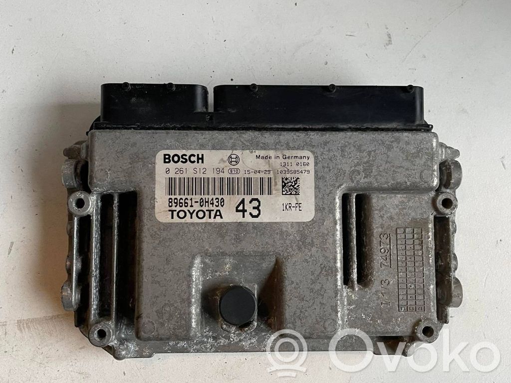 Toyota Aygo AB40 Engine control unit/module 
