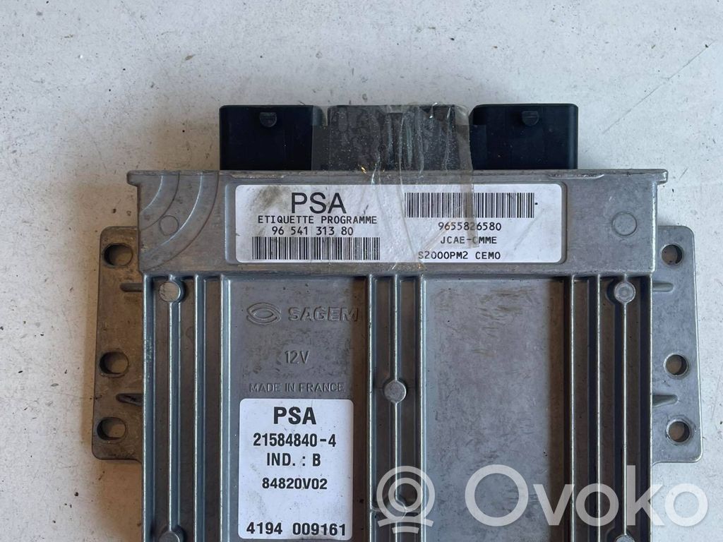 Engine control unit/module   9655826580,70A0Z818