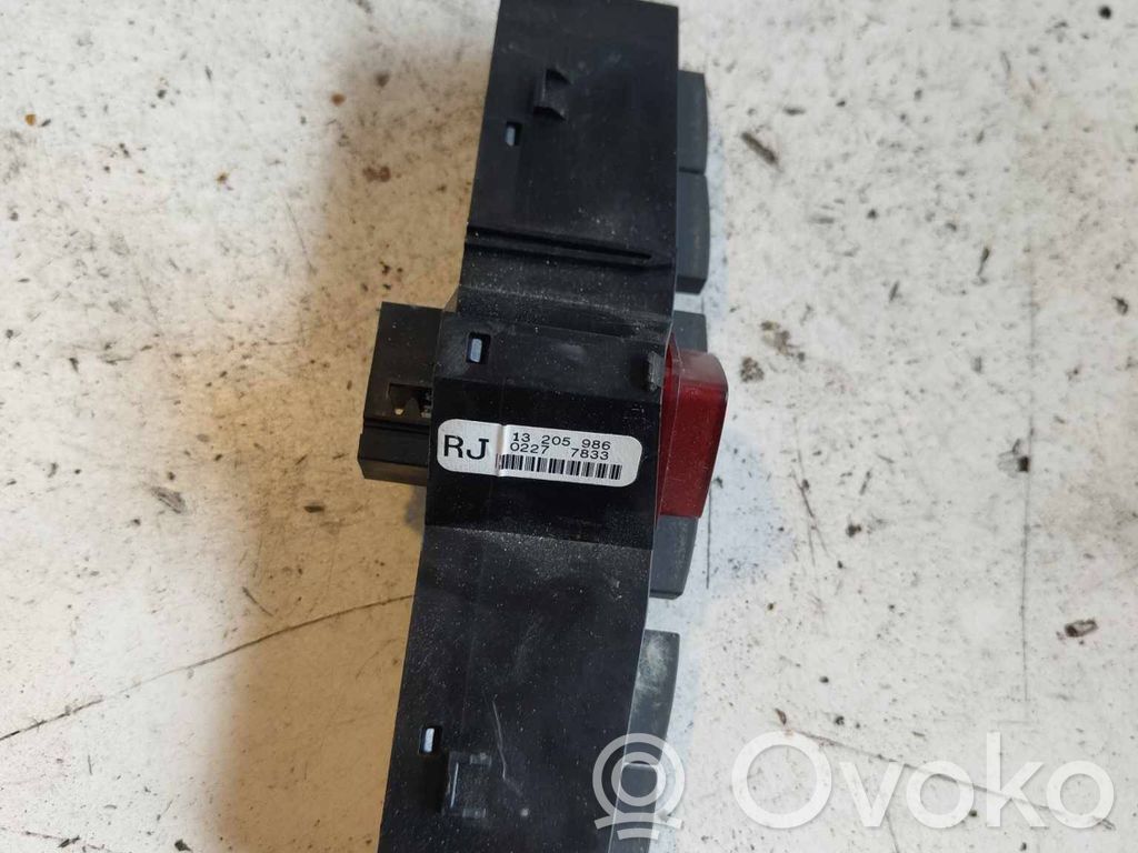 Opel Corsa D Hazard light switch 
