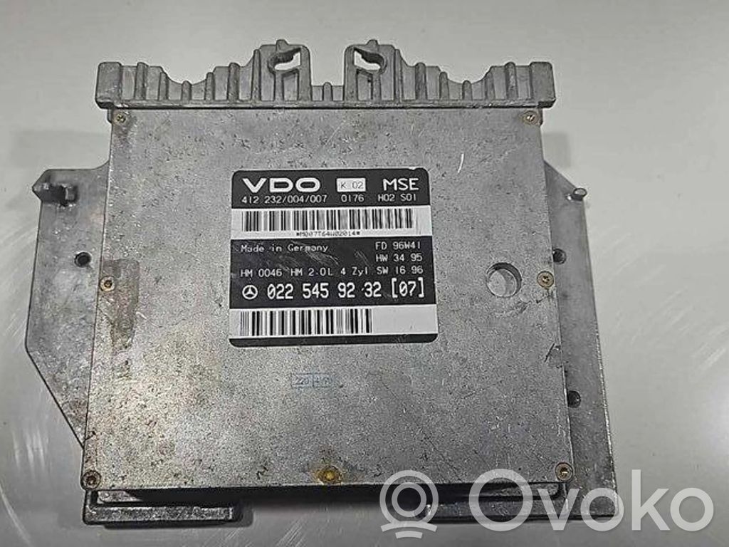 Engine control unit/module   412232004007,M007T64402014,0225459232