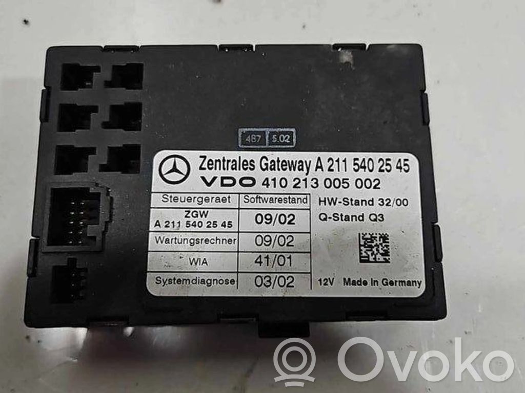 Mercedes-Benz E W211 Gateway control module 