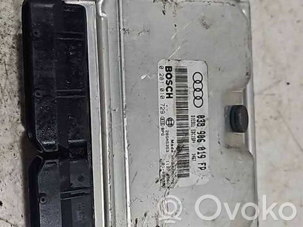 Engine control unit/module   038906019FP,28SA5353,0281010729