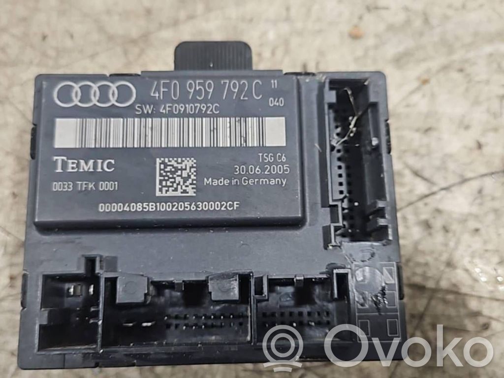 Unité de commande module de porte   4F0959792C,4F0910792C,0033TFK0001