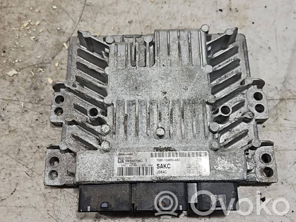 Engine control unit/module   7G9112A650AKC,5WS40709CT