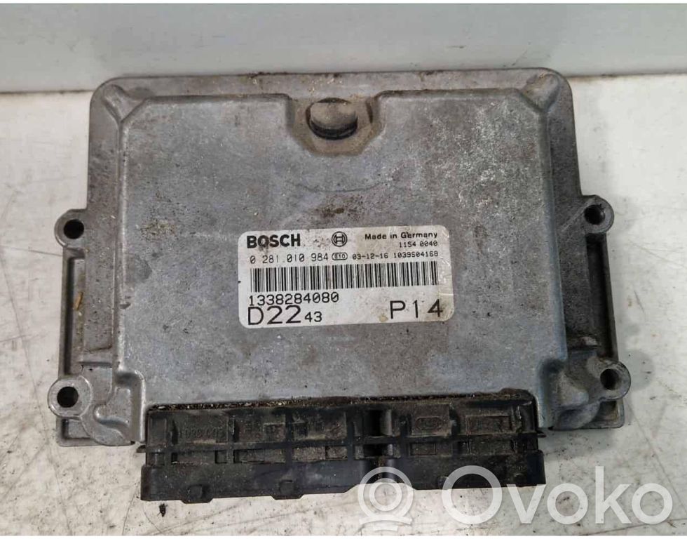 Citroen Jumper Engine control unit/module 