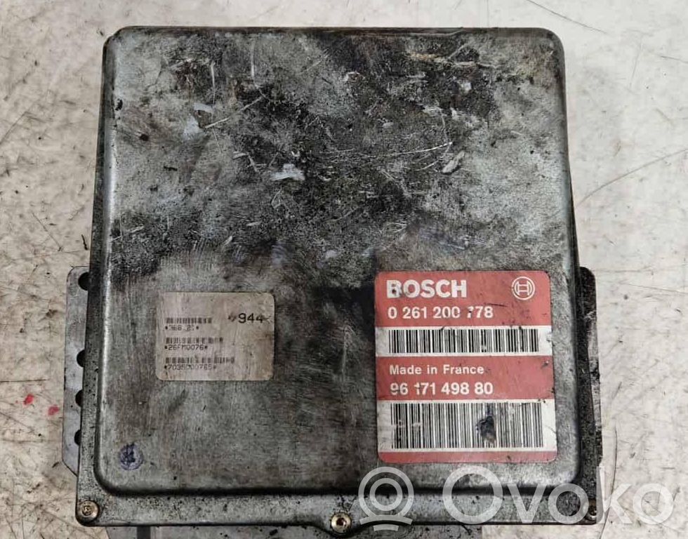 Peugeot 206 Engine control unit/module 