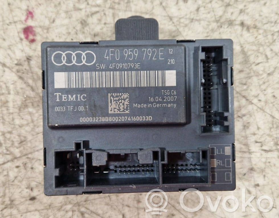 Unidad de control/módulo de la puerta   4F0959792E,4F0910793E,0033TFJ0001