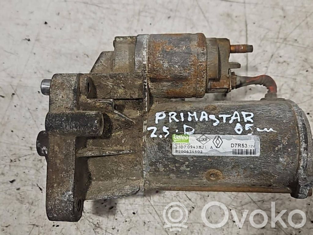 Nissan Primastar Starteris 