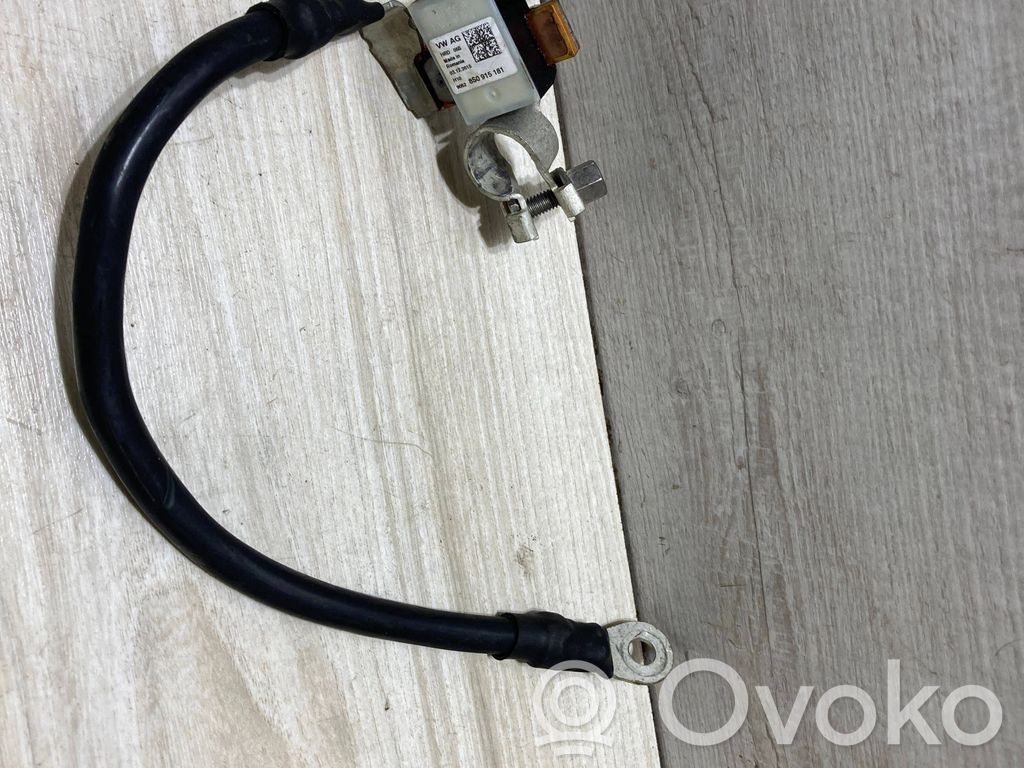 Audi A4 S4 B9 Minus / Klema / Przewód akumulatora 