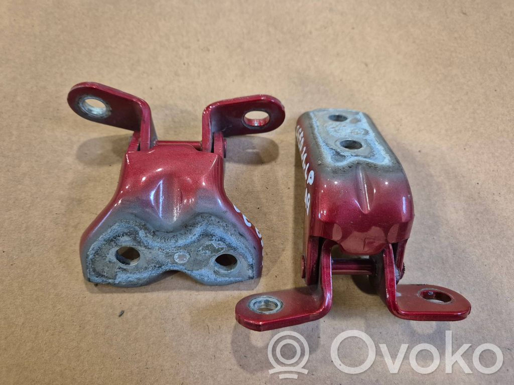 Front door hinge set