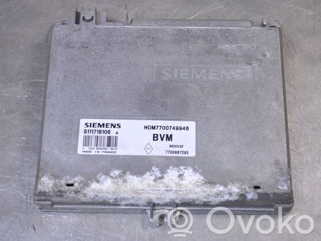 Sterownik / moduł wtrysku   S111718106,7700867293