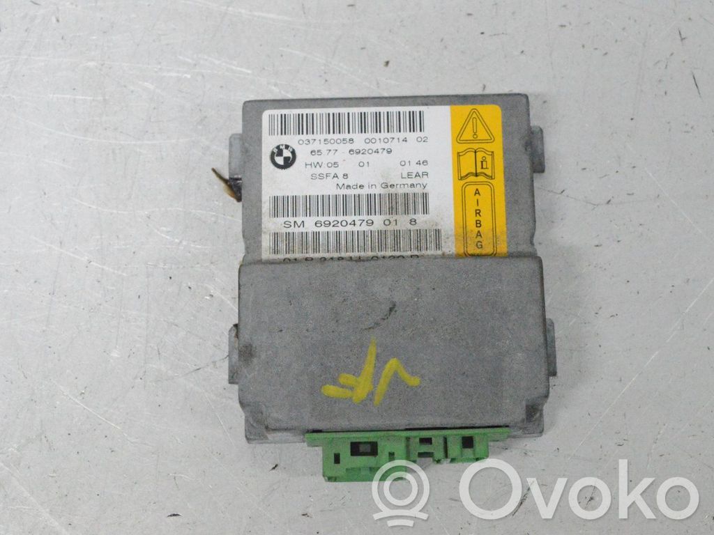 Sensor impacto/accidente para activar Airbag   65776920479