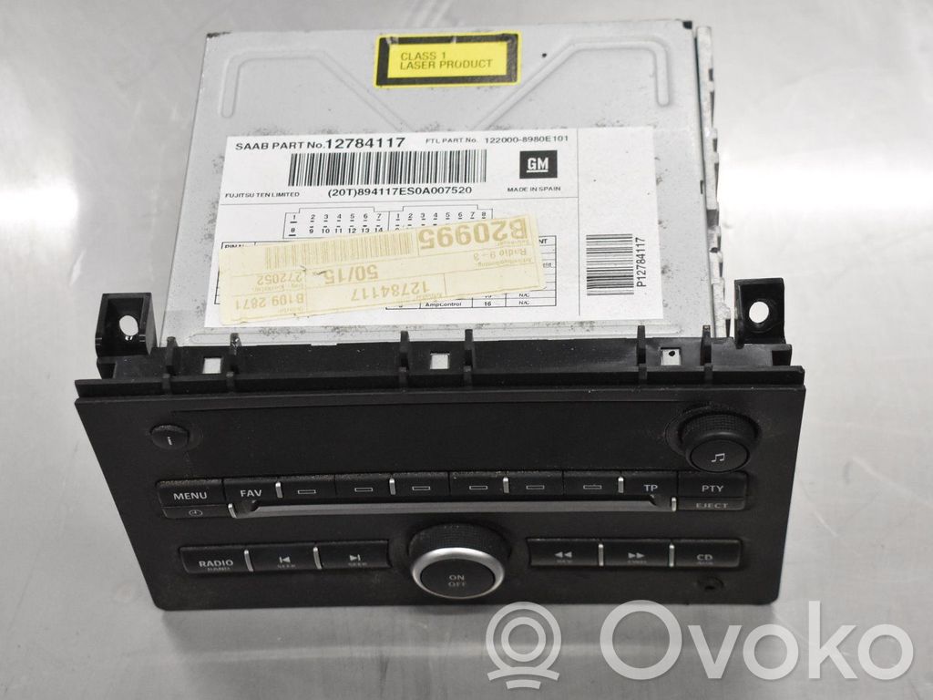 Panel / Radioodtwarzacz CD/DVD/GPS   12784117