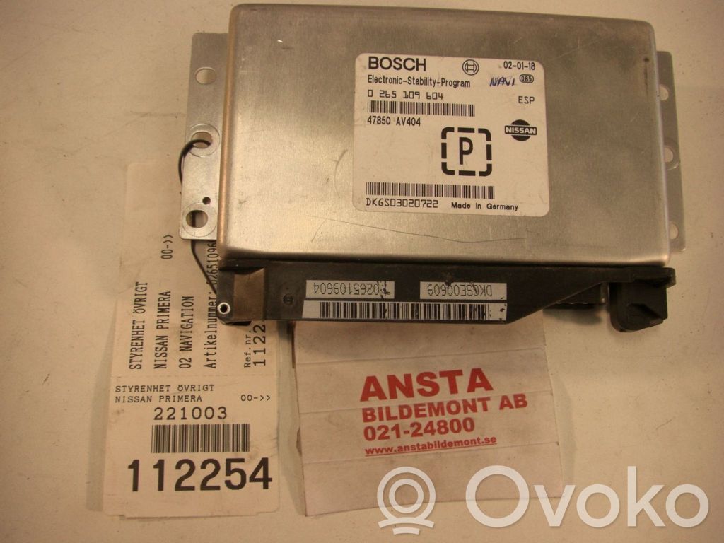 Nissan Primera Autres unités de commande / modules 