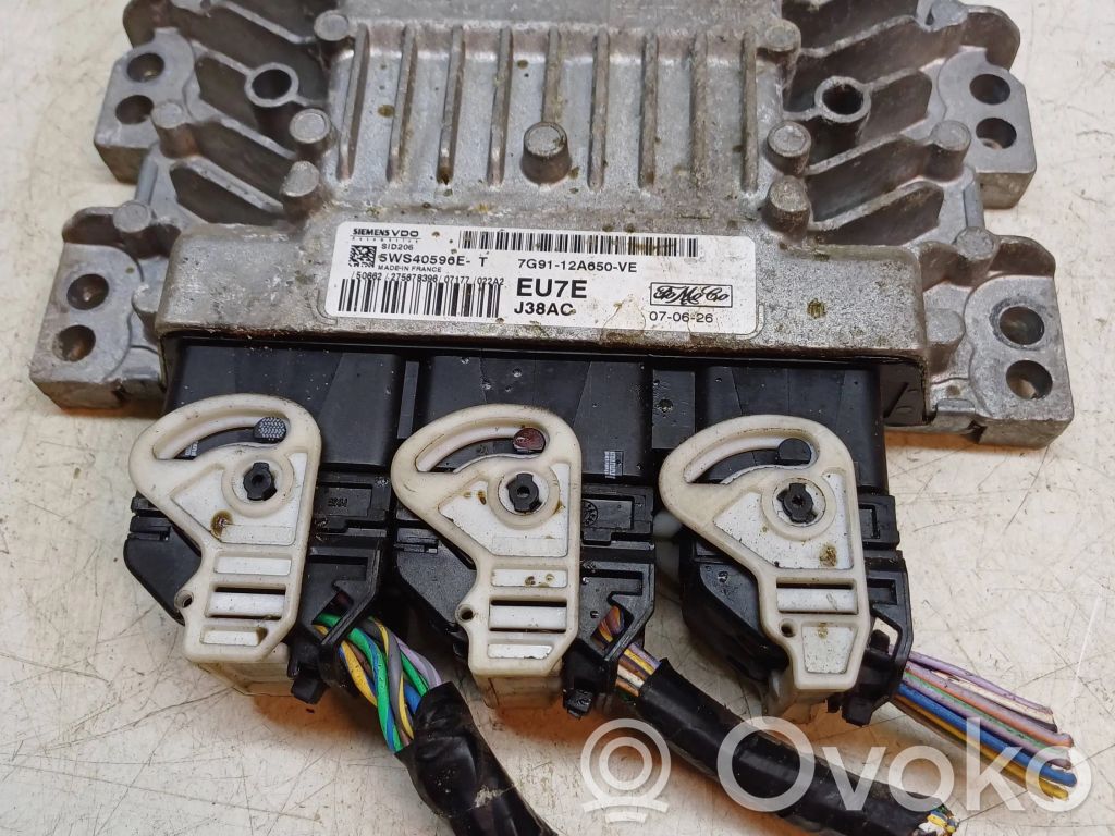 Engine control unit/module   7G9112A650VE,5WS40596ET