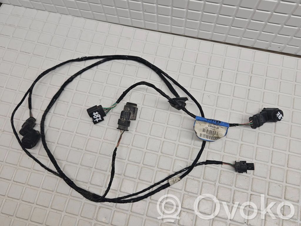 Renault Laguna III Cableado del sensor de aparcamiento (PDC) 