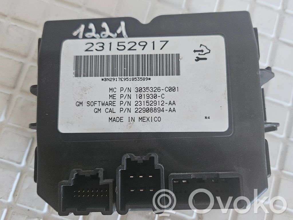 Opel Insignia A Autres unités de commande / modules 