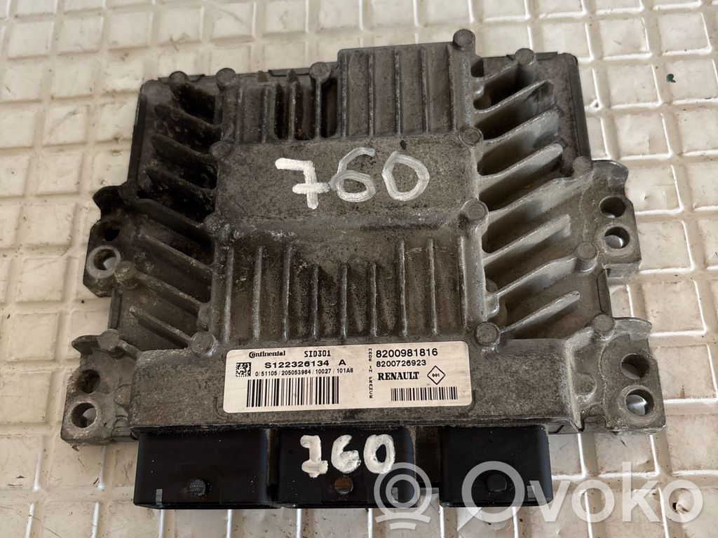 Engine control unit/module   8200981816,8200726923,S122326134A