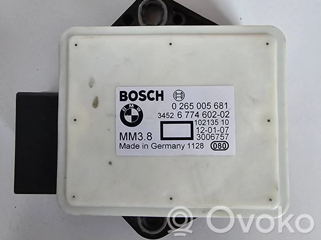 ESP (stability system) control unit   6774602,0265005681,34526774602,34526782370,6768578,6782370