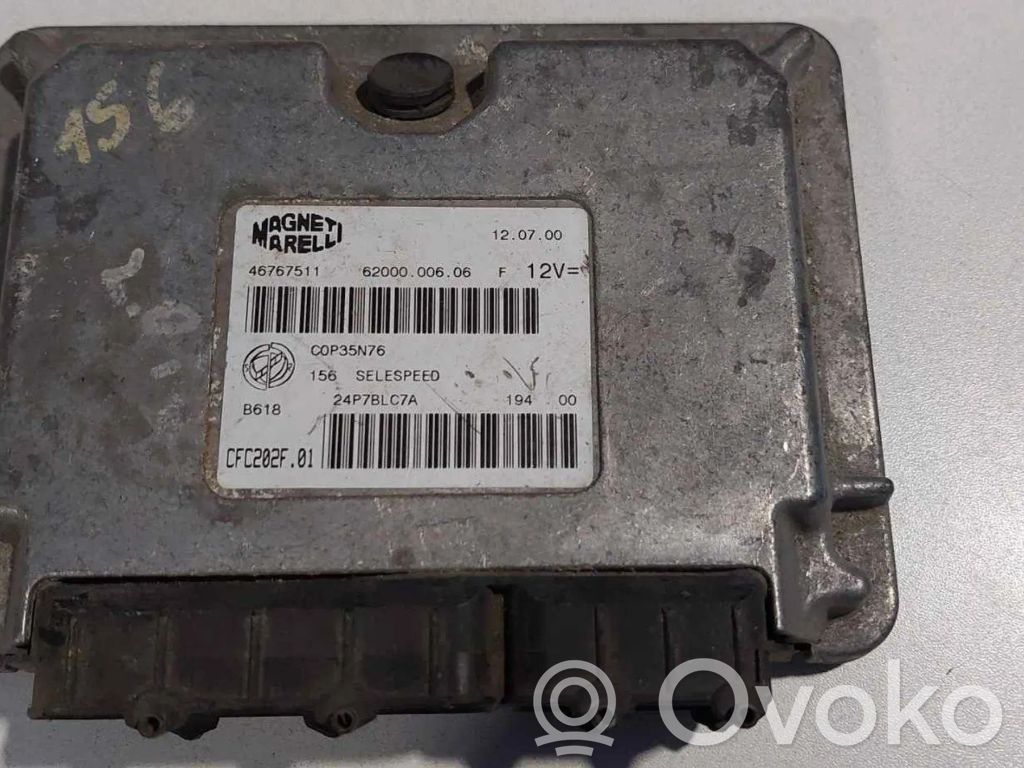 Alfa Romeo 156 Komputer / Sterownik ECU silnika 