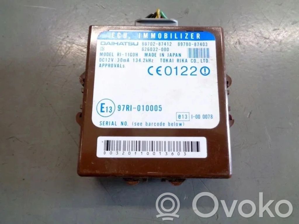 Immobilizer control unit/module