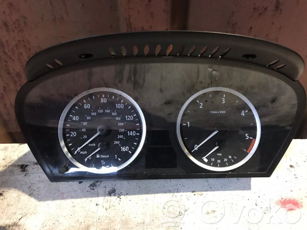 BMW 5 E60 E61 Velocímetro (tablero de instrumentos) 