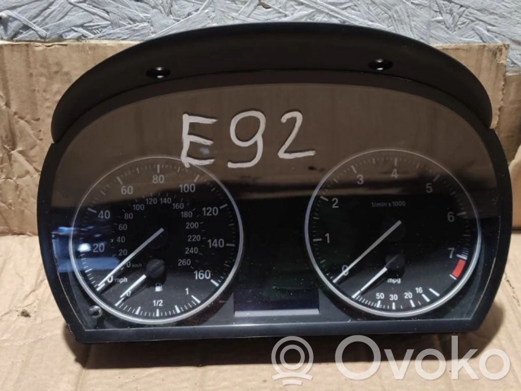 BMW 3 E90 E91 Geschwindigkeitsmesser Cockpit 
