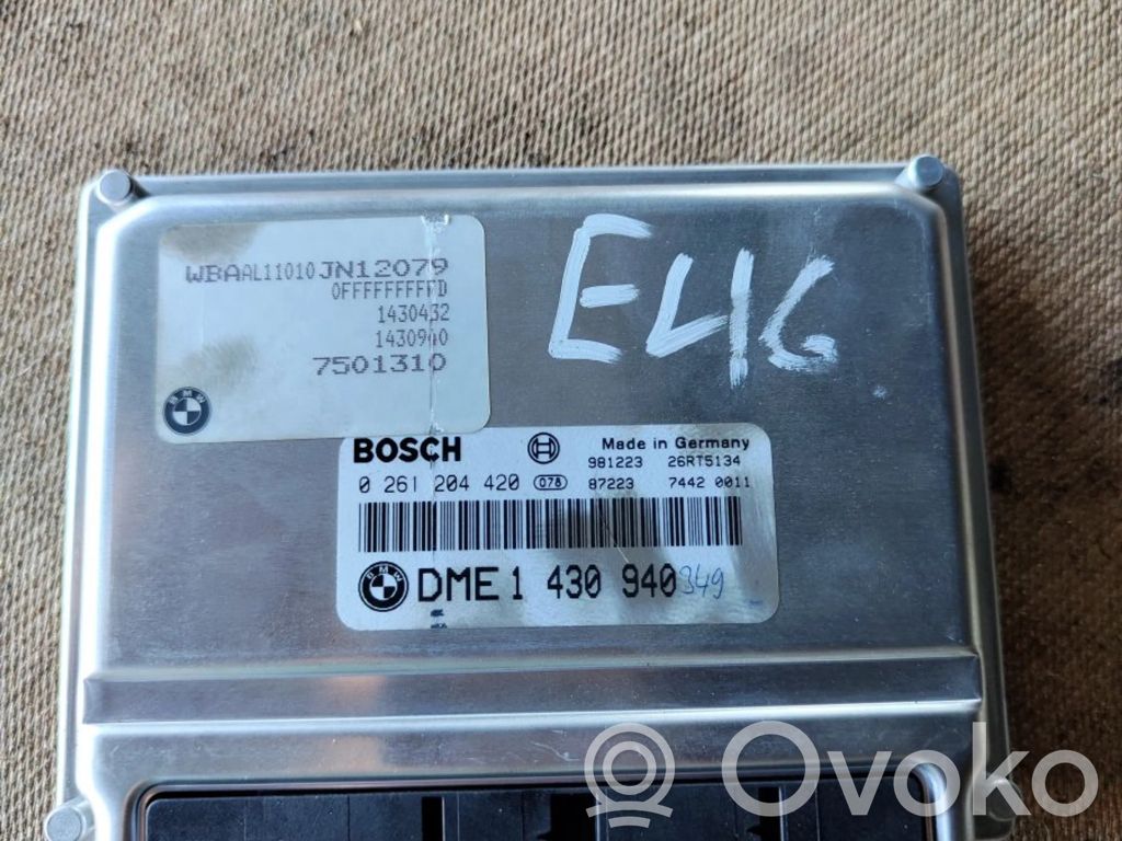 Engine control unit/module   1430940,0261204420,750131
