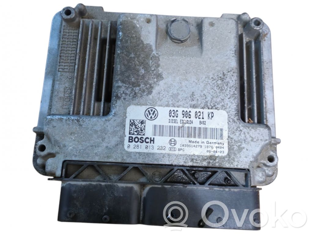 Engine control unit/module   03G906021KP,0281013232