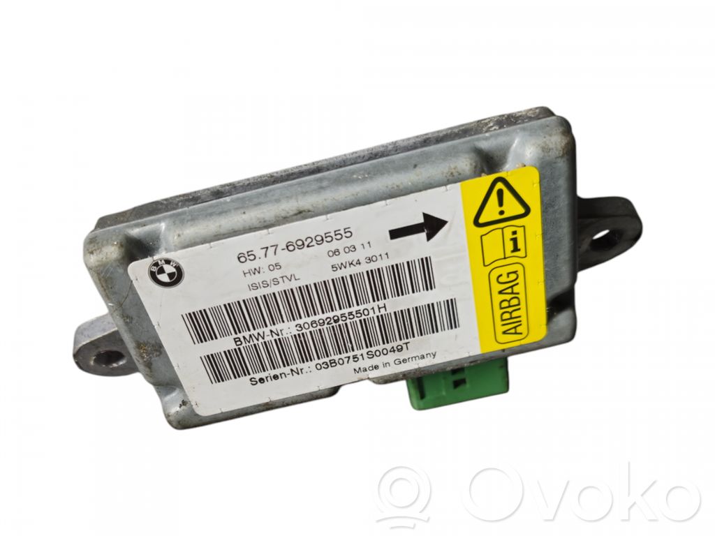 Sensor impacto/accidente para activar Airbag   65776929555,6929555