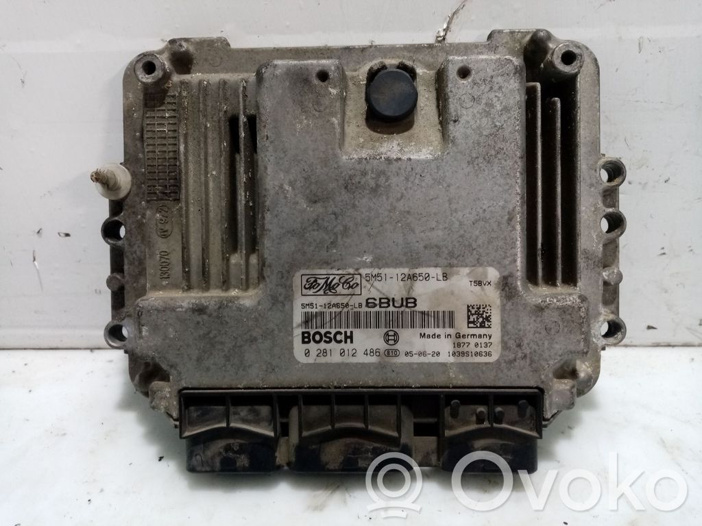Unidad de control/módulo del motor   5M5112A650LB