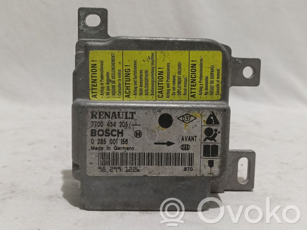 Renault Clio II Unitate/modul de comandă airbaguri 