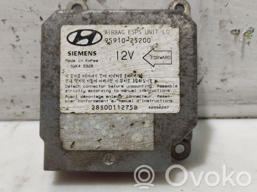 Hyundai Accent Airbag control unit/module 