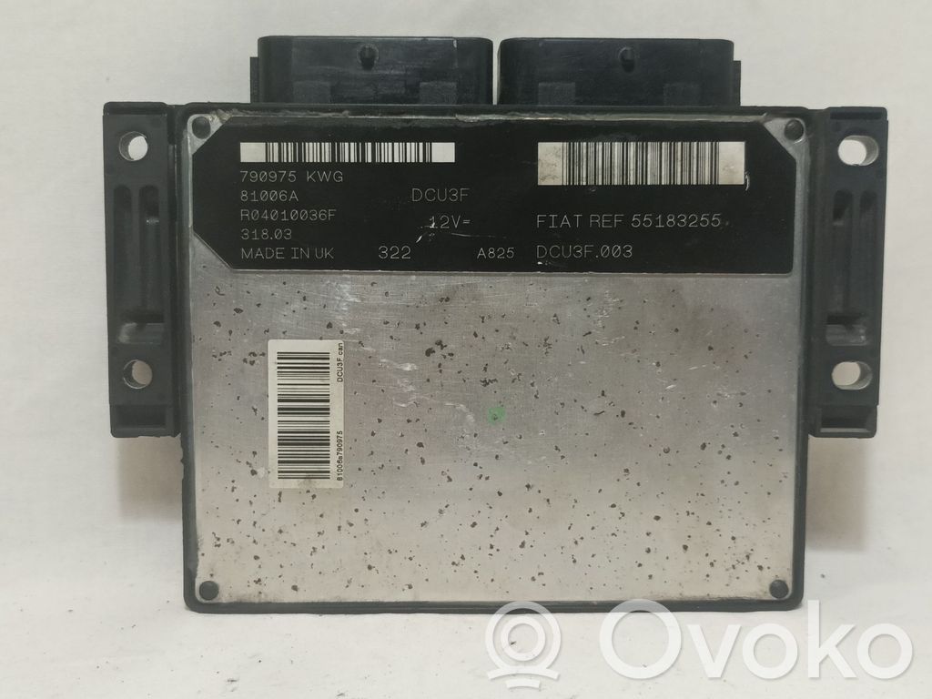Engine control unit/module   81006A,55183255,R04010036F