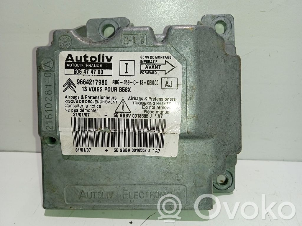 Citroen C4 Grand Picasso Centralina/modulo airbag