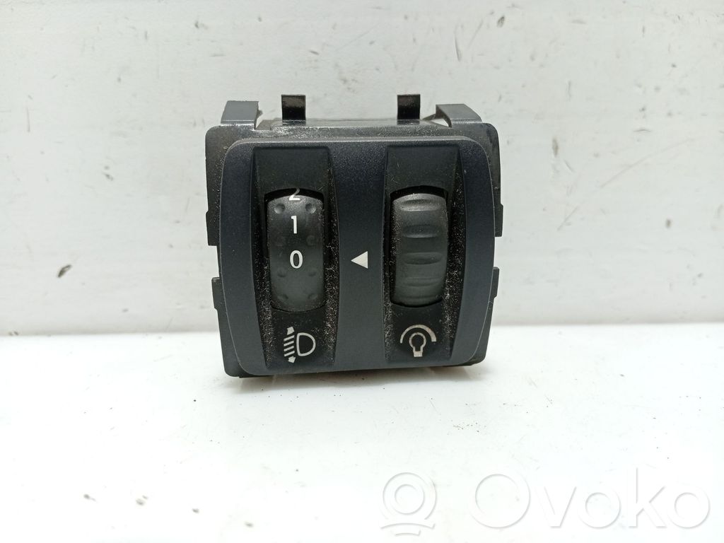 Renault Clio IV Interruptor de control del panel de luces 